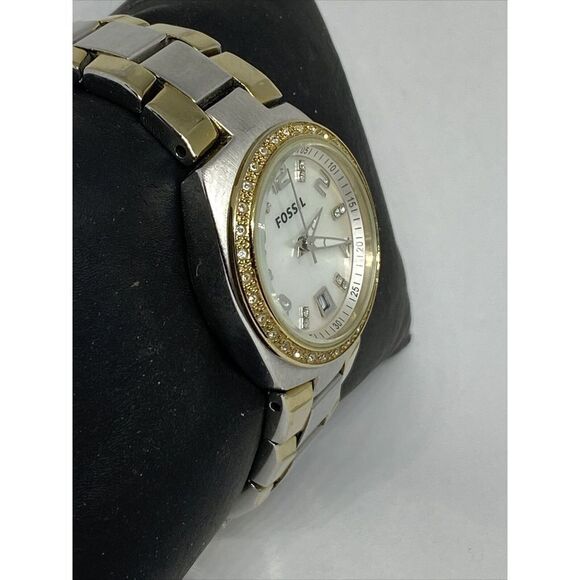 Fossil Colleague AM4183 Women's Stainless Steel Analog Dial Quartz Watch MP271 - Picture 5 of 12
